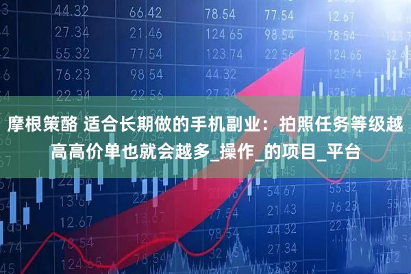 摩根策酪 适合长期做的手机副业：拍照任务等级越高高价单也就会越多_操作_的项目_平台